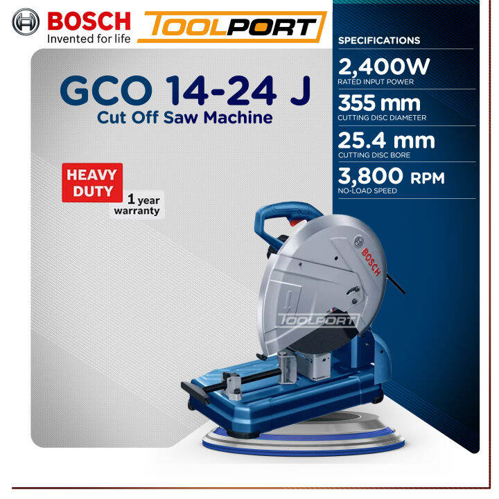 Bosch Gco 14 24 J Professional Heavy Duty 14 Cut Off Saw Machine 2400w Toolport Lazada Ph 2151