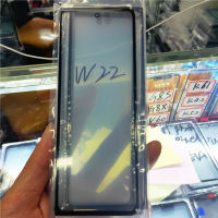 หน้าจอด้านนอกสำหรับ S Amsung G Alaxy Z พับ3 W22 5กรัม SM-F926ด้านหน้าแผงสัมผัสจอแสดงผล LCD ออกฝาครอบกระจกเลนส์อะไหล่