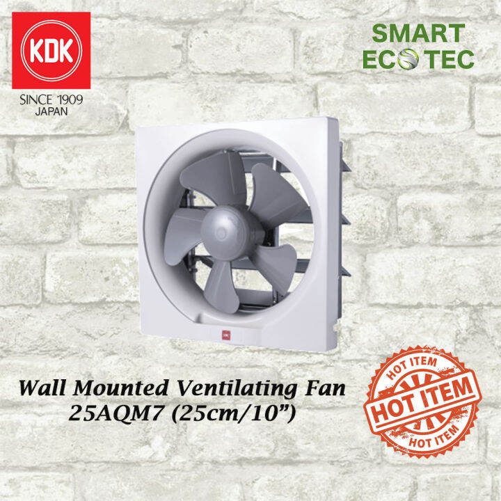KDK Wall Mounted Ventilating Fan 10" 25AQM7 Lazada