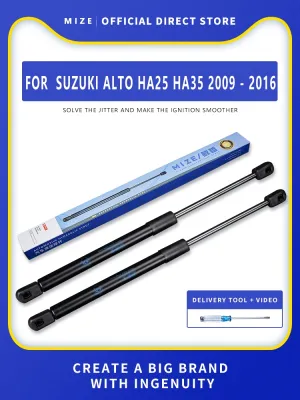 2pcs Car Tailgate Trunk Boot Gas Spring Strut Support Lift For Suzuki Alto HA25 HA35 2009 2016 Length is 410mm