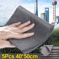 ✙✆ 5/1Pcs Microfiber Cleaning Cloth Reusable Window Glass Cleaning Tools for Kitchen Bathroom Mirror Cleaner Car Washing Rag Towels