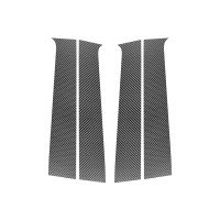 Carbon Fiber B Pillar Decorative Stickers Protection Trim for Honda VEZEL XR-V 2015-2020 Accessories