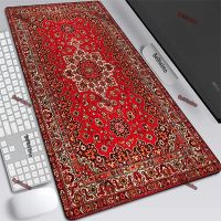 ㍿✣✑ Persian Carpet Gaming Accessories Mouse Pad Gabinete PC Gamer Cabinet Mausepad Kawaii Mousepad Carpet Table Girl 90x40 Desk Mat