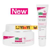 SEBAMED ANTI-AGEING Q10 SET CREAM + EYE ชุดเซ็ท Anti-Aging Q10 ครีม 50ml + Eye 15ml x 1 ชุด Exp.05/2024