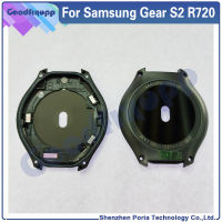 สำหรับ S Amsung เกียร์ S2 R720 R732สมาร์ทดูที่อยู่อาศัยเชลล์ฝาครอบแบตเตอรี่กลับกรณีด้านหลังที่อยู่อาศัยเปลี่ยน