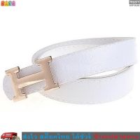 Trusty เข็มขัด เข็มขัดเด็กหญิง-ชาย Childrens Children Fashion Casual Belt Ceinture Gold H Buckle No.1240 2924