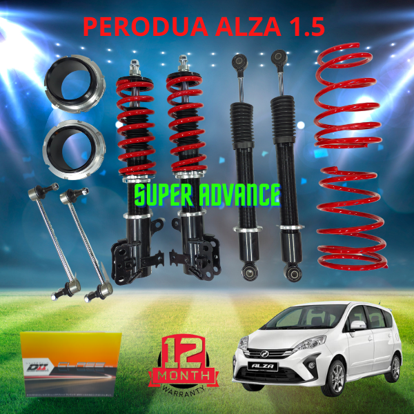🔥Ready Stock🔥 Perodua ALZA (100 SERVICEABLE) Adjustable Absorber DII
