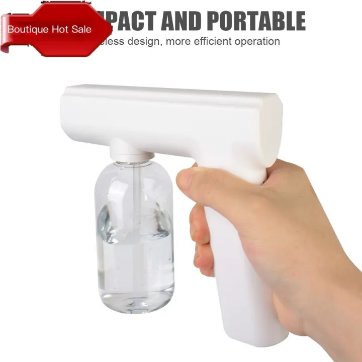 Blue Light Spray Gun Atomization Disinfection Fog Machine USB