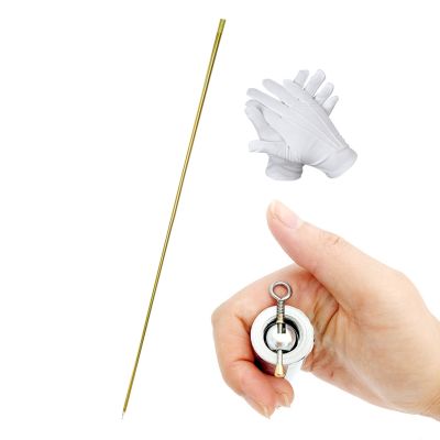 Portable Pocket Magic Staff Stainless Steel Magician Wand 130cm Metal Martial Arts Staff Retractable Magic Trick Accessories