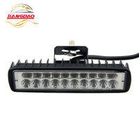 liangdao【ready stock】18led Car Work Light 18W Yellow White Dual-color Light Bar Inspection Lamp Motorcycle Universal Parts【low price】