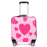 ?Dream Best? Luggage 20 Inch Universal Wheel Trolley Suitcase Boys and Girls Primary School Students Cartoon Printing Suitcase