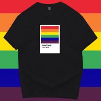 (พร้อมส่ง) เสื้อ PANTONE PRIDE MONTH ผ้าCotton 100% ผ้าดีมากก