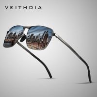 ✁▩ↂ VEITHDIA แว่นตากันแดด สไตล์วินเทจ สำหรับผู้ชายและผู้หญิง พร้อมอุปกรณ์