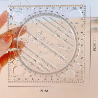 ❅✖♈ Ellipse Springhall Angle Geometric Drawing Template Circle Maker Drawing Ruler Multifunctional Drawing Ruler