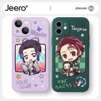 Jeero เคสคู่ เคสไอโฟน คู่รัก กันกระแทกซิลิโคนนุ่มน่ารักตลก อนิเมะ เคสโทรศัพท์ Compatible for iPhone 14 13 12 11 Pro Max SE 2020 X XR XS 8 7 6 6S Plus พลัส HFF2282