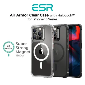 Case APPLE IPHONE 15 PRO MAX ESR Air Armor Halolock MagSafe black