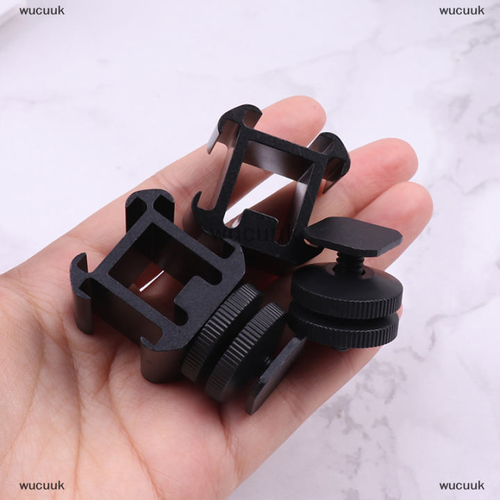 wucuuk-กล้องสามหัว-hot-shoe-mount-adapter-ตัวยึดสกรูคู่ขาตั้ง