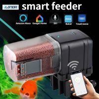 Automatic Aquarium Fish Tank Feeder Timing/Wifi Wireless Smart Phone App Intelligent Speaker Voice Remote Control Fish Feeding Adhesives Tape