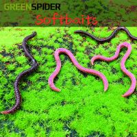 【hot】☁ 8pcs Lifelike 4 colors Earthworm bait Worms Artificial Fishing 13cm Soft Baits Silicone Shrimp Flavor Additive baits Tackle