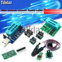 CH341A Programmer adapter+SOIC8 adapter+ SOP8 clip with cable+1.8V adapter CH341A EEPROM Flash BIOS USB programmer ZIF adapter WATTY Electronics