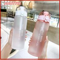 ANNTYE1 780ml เด็กชายสาว พลาสติกครับ ฝ้า พกพาสะดวก รั่วซึม ถ้วยดื่ม ขวดน้ำดื่ม ขวดน้ำกีฬา