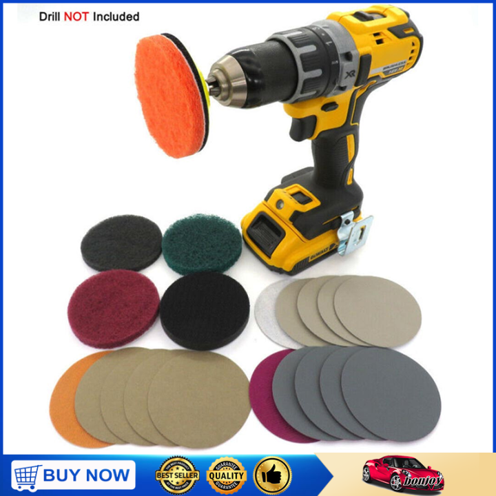Car Headlight Polishing Scouring Pad Sandpaper Sanding Discs Auto