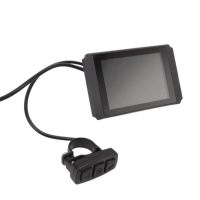 【LZ】✳  24v 36v 48v display lcd medidor de bicicleta elétrica à prova dlágua conversão lcd8h display painel para kt controlador