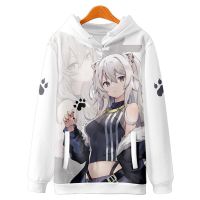 Hololive-Sudadera con capucha para hombre y mujer, Jersey informal con estampado 3D de shishirobotan, VTuber inglés