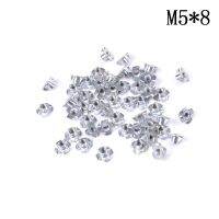 50Pcs/lot Sizes M3 M4 M5 M6 M8 Threaded Insert Nut Furniture Nuts For Wood Hex Socket Screw Flanged Barbed Zinc