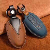 gthrrftdb Crazy Horse Leather Car Key Case Cover For Infiniti EX35 FX35 FX50 M56 G35 G37 JX35 QX50 QX60 QX80