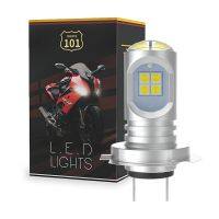 【ใหม่】 Route101 H7 LED รถจักรยานยนต์ไฟหน้าหลอดไฟ Moto ไฟไดโอดสำหรับ Yamaha Kawasaki Honda KTM Ducati Suzuki Vespa Piaggio BMW