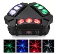 ไฟสไปรเดอร์ 9 ตา Stage light laser light disco ไฟเวที ไฟผับ Moving Head 9 Spider LED Spider Laser