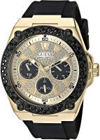 GUESS 45MM Sport Watch Black/Gold