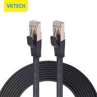 [Vktech] 40Gbps Cat8สายอีเธอร์เน็ต SFTP RJ45 LAN Patch Cord สำหรับเราเตอร์โมเด็มพีซี