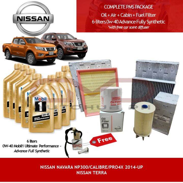 [FULL PMS COMBO SET] NISSAN NAVARA NISSAN TERRA ENGINE OIL + OIL