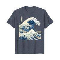 [High quality inventory] The Great Wave off Kanagawa - Japanese Vintage Art T-Shirt Casual, breathable and loose