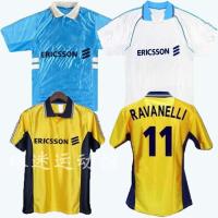 ☇™✕ 98-99 French Marseilles throwback jerseys ravanelli pires blanc gallas 99-00 home and away