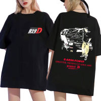 Anime Initial D Toyota 1985s AE86 Fcmvf Sprinter Trueno Gt Apex Print T-shirt Fujiwara Takumi Tshirt Men Manga Drift Car Tees