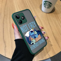 Case4you เคสสำหรับ Realme C53 Realme Narzo N53เคสนิ่มใส่โทรศัพท์ขอบมีน้ำค้างแข็งโปร่งใสแข็งกันกระแทกคลุมทั้งหมดเคสป้องกันกล้อง