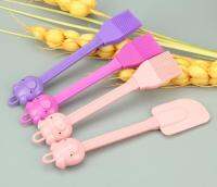 1ชิ้นแปรงมีดโกนไม้พายซิลิโคนรูปร่างหมูที่มีตัวจับ Pp สำหรับ Diy เครื่องครัวในบ้าน Ne 007