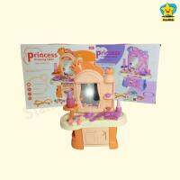 StarKids Princess dressing table โต๊ะเครื่องเเป้งเจ้าหญิงพร้อมอุปกรณ์ครบครัน กระจกโต๊ะเครื่องแป้งสามารถสองหน้าจริง