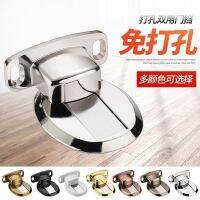 ✎▫✺  Thickened 304 stainless steel floor suction non-punching bathroom strong door collision anti-collision stop new invisible