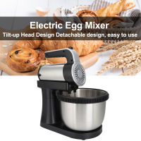 1000W ไฟฟ้าไข่ปัด 5 ความเร็ว 2 in 1 Hand Mixer สแตนเลสที่ถอดออกได้ชามผสมเครื่องผสม EU Plug 220V