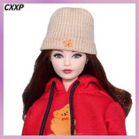 CXXP หลายสี หมวกถักตุ๊กตา แฟชั่นสำหรับผู้หญิง หลากหลายรูปแบบ หมวกหน้าหนาว ใหม่ล่าสุด หมวกเบเร่ต์ตุ๊กตา1/6 ตุ๊กตา30ซม.