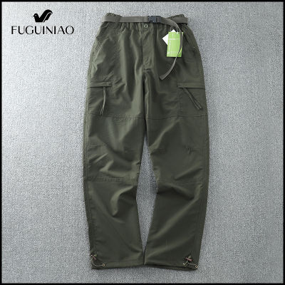 FUGUINIAO กางเกงยุทธวิธีผู้ชายทหารกันน้ำ Cargo Mens Joggers Breathable Army Combat กางเกงชาย Plus ขนาดกางเกงทำงาน