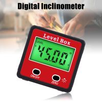 Level Box Digital With Backlight Horizontal Angle Measuring Instrument Protractor Inclinometer Electronic Woodworking Goniometer