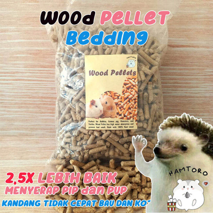 Wood Pellet Bedding Alas Kandang Pelet Kayu Hamster, Landak Mini ...