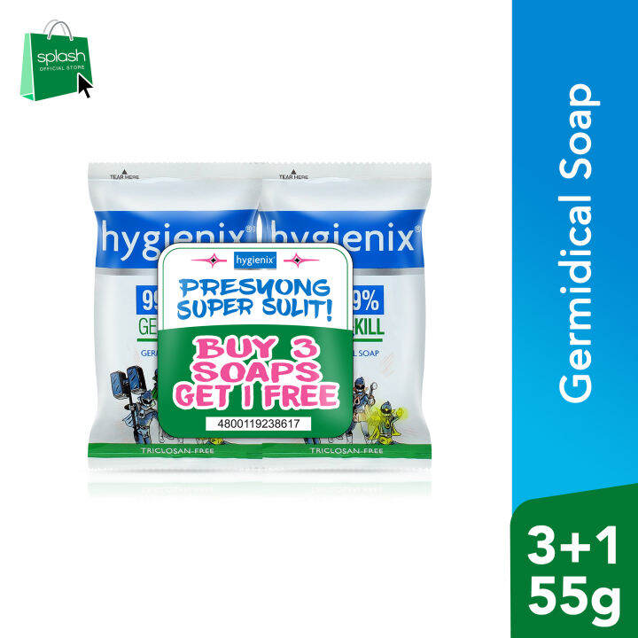 [BUY 3 TAKE 1] Hygienix AntiBacterial Germicidal Bar Soap with ...