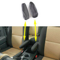 CW2x รถคอนโซลกลางที่นั่งฝาปิด Armrest Cover Skins Trim สีดำคาร์บอนไฟเบอร์หนังสำหรับ Toyota FJ Cruiser 2007-2012รถอะไหล่