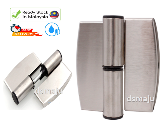Partition Hinges Toilet Door Hinges Stainless Steel Flat Auto Close
